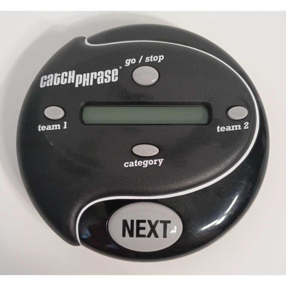 Hasbro Catch Phrase Handheld Electronic Game‎ Black 2016 Tested Works